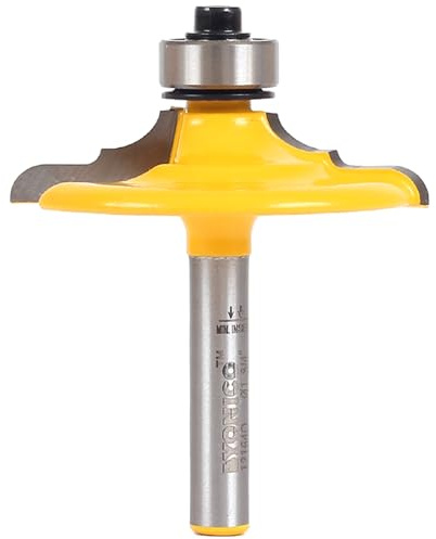 Yonico Cabinet Door Edge Router Bits Classical Euro Style 1/4-Inch Shank 12164q