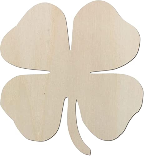 Schönes Kleeblatt aus Holz – Kleeblatt bis 60 cm - Ideal als Deko zu Ostern - für Wand & Tür (3er Set 10cm)