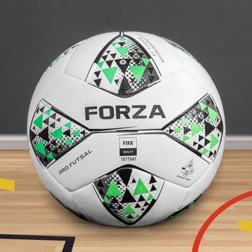 FORZA Pro Futsal Ball [Größe 3/4] | Hochleistungs Matchball | 1/3/12 Stück (Größe 4, Packung von 12)