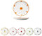Bicuzat Lot de 6 assiettes à dessert décoratives en céramique Motif fruits 15 cm