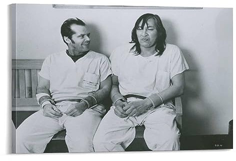 Filmposter One Flew Over The Cuckoo's Nest (11), Wandkunst, Bild, Gemälde, Poster, Leinwand, Kunstwerk, Raumdekoration, 20 x 30 cm