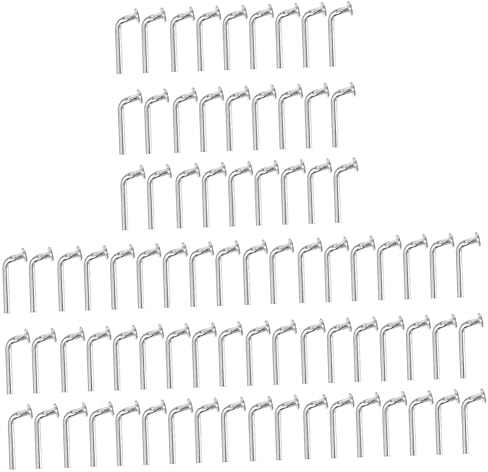 SOLUSTRE Paletten 300 Stück regal-Drop-Pin-Hochleistungsregale Kunststoff Kunststoff-Aufbewahrungsschrank Querträger-Spind-Drop-Pin Flacher Hut Lagerräumung Palette