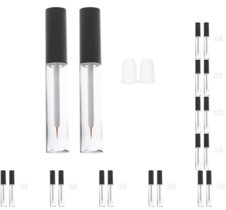 10 Set mit 2 Stück 10 ml leere flüssige Eyeliner-Flaschen Tube Lippe Wimpern Öl Behälter