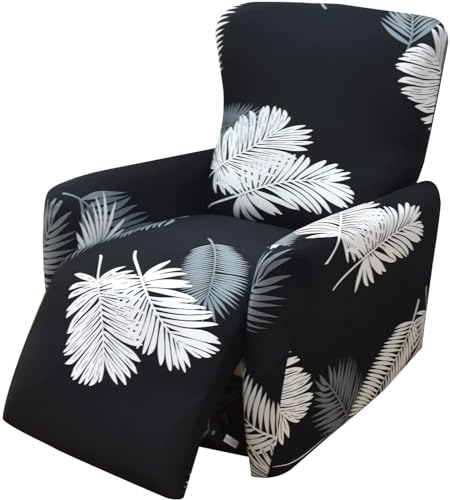 Sesselschoner für Relaxsessel Sesselbezug 8/6/4Teilig Komplett Sesselschoner Stretch Sesselauflage Relax Mit Armlehnen Sessel Überwurf Bezug Hochlehner Relaxsessel Mit Elastischem Boden ( Color : #17
