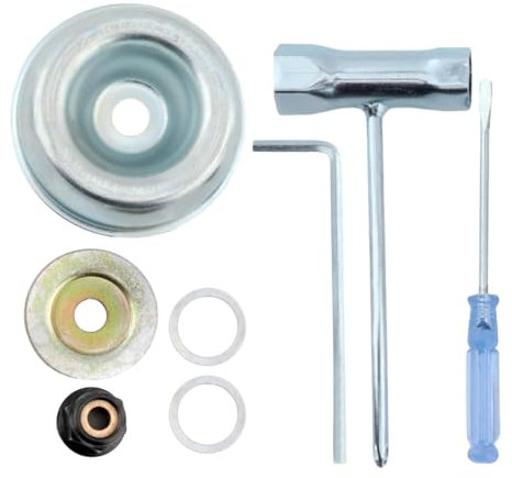 Jaeskeclip Kit d'adaptateur de lame, 8 accessoires pour débroussailleuse, kit adaptateur de lame pour débroussailleuse, compatible avec FS36, FS40, FS44, FS55, FS5C, FS55R, FS55T, FSA90, F. SA90R