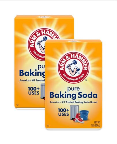 Arm & Hammer Pure Baking Soda 907g (32oz) 2 LB (Pack of 2)- American Imported