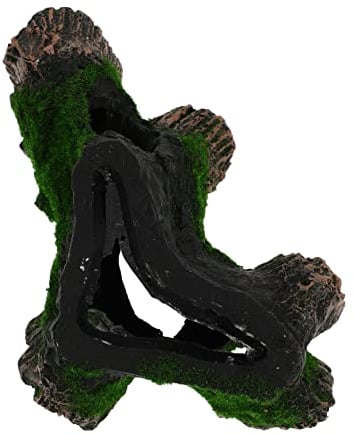 Happyyami 3 Pcs Hole Resin Fish Hidehout Fish Hideout Tree Fish Hiding Cave Aquarium Wood Faux Aquarium Log Statue Resin Crafts Aquarium Decoration Reptile Creatures Fish Tank Glass