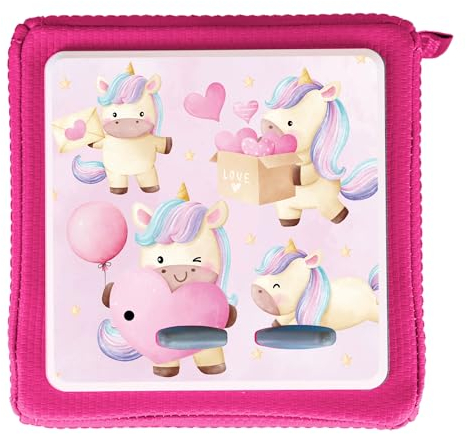 MeinBaby123® Toniebox Schutzfolie Einhorn | Toniebix Zubehör | Toniebox Aufkleber passgenau & selbstklebend | Toniebox Sticker Mädchen | Geschenke für Kinder zum Geburtstag (Einhorn V2)