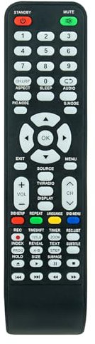 ALLIMITY Telecomando Sostituzione Compatibile con Akai TV AKTV5541FN AKTV5037N AKTV5535N-WHITE AKTV4339CUHD-SMART-SAT