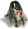 FAIRYGATE Damenschal Damen Halstuch Damen Hochzeit Brautjungfer Abschlussball stahlen Schärpe Schalverpackung Schal für Sommer Frühling Ganzjährig B7215