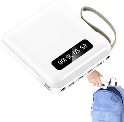 Fast Charging Battery Bank | 5000mah Mobile Power Bank | Ultra-Light Portable Phone Charger, Digital Display Power Bank, Compact Mobile Battery Pack, Ideal for -The- Charging, Smart Devices