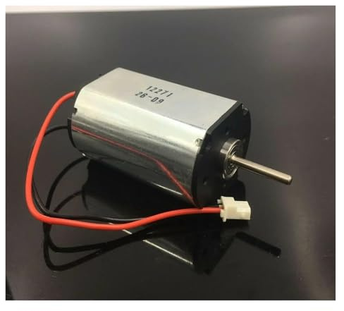 IINKUEYK DC 12V 3713RPM 8-Pole Rotor Carbon Brush Electronic Starter Large Torque Low Noise with Front Ball Bearing for Barometer/Ventilator