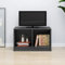 Meuble TV, Banc TV Support de Télévision Table TV Bas Armoire Basse Meuble TV Gris 70x33x42 cm Bois de pin Massif