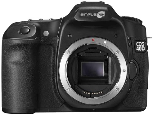 SIMPLETEK - Spiegelreflexkamera EOS 40D 10,1 MP RAW AF 9 Bereiche | Solo Body, ohne Objektiv und Speicherkarte | Akku und Ladegerät im Lieferumfang enthalten (generalüberholt)