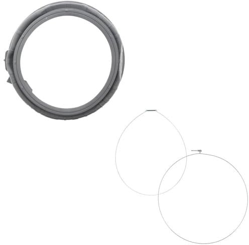 Samsung ECO BUBBLE Washing Machine Door Seal Gasket & Inner - Outer Clamps Set DC64-02888A
