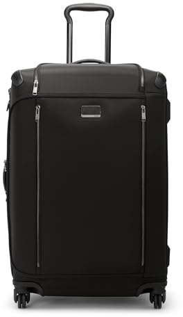 TUMI Voyageur Leger 4-Rollengepäck für Damen, leicht und geräumig, schlanke Silhouette, robuster Premium-Koffer, schwarz / gunmetal, 26 Short Trip Expandable Packing Case, 66 cm (26 Zoll