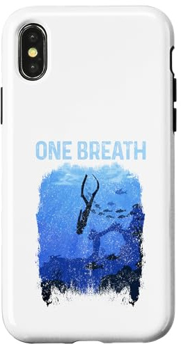 Immersioni gratuite One Breath Pesca subacquea subacquea subacquea Custodia per iPhone X/XS