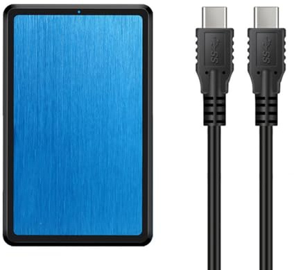 KAHDGSS Boîtier pour Disques Durs 2 5 Pouces SATA3.0 2. USB3. Adaptateur De Type C Externes Remplacement Lecteur Type C
