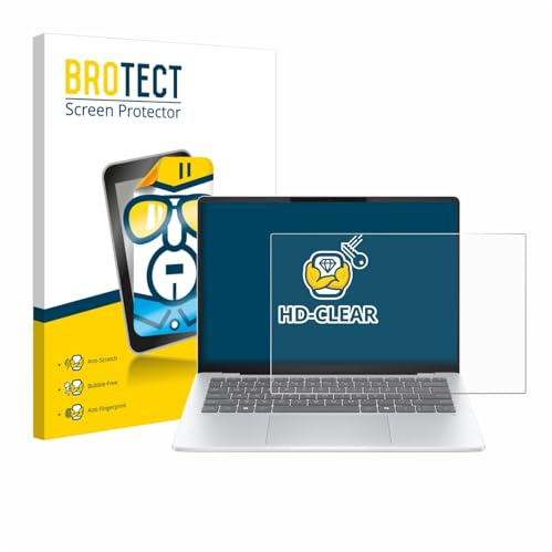 BROTECT Schutzfolie für HP OmniBook 5 14 | Transparenter Displayschutz Made in Germany Klare Displayschutz-Folie Clear Einfache Montage Case-Friendly Displayfolie