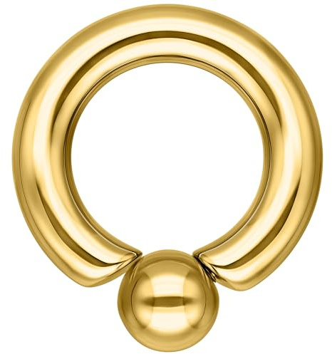 Wildcat Piercingringe - Basic Screw in Ball Ring aus Chirurgenstahl 316L, Körperstelle: Ohr, Nase, Lippe, Bauchnabel
