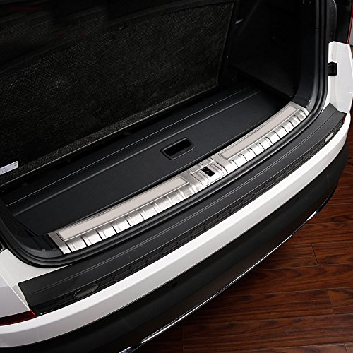 für Kodiaq 2019-2022 Interieur Ladekantenschutz Edelstahl 2 Stück (mit angehängten Buchstaben Kodiaq auf dem Artikel)