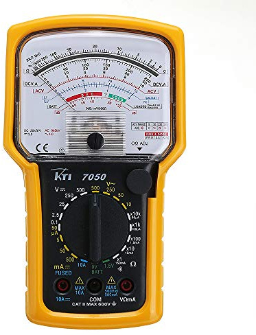 TuToy Kt7050 Original Authentic Precision Analog Multimeter Sensitive 50Ua Smt Printing Circuit Board Overload Protection Dcv Acv Dca Ohm Continuity Buzzer