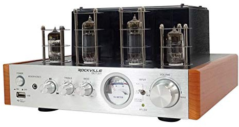 Rockville BluTube WD 70W Tube Amplifier/Home Stereo Receiver, Bluetooth, HDMI, Optical, for Audiophiles and Home Theater Enthusiasts