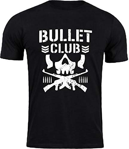 Bullet Club T-Shirt Gym Workout Japan Pro Wrestling MMA WWE UFC Fight Herren Top