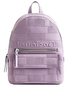 Desigual Back_Tris Tras Mombas, Zaino Mini Donna, Colore: Rosso, Einheitsgröße