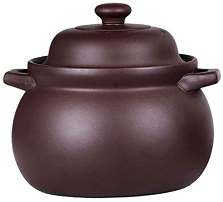 FZYE Casserole en céramique Casserole en Terre Cuite Casserole en Terre Cuite Résistant au Froid et à la Chaleur Sûr et sain antiadhésif Capacité de Casserole 5L_