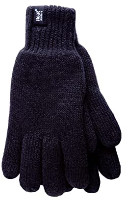 HEAT HOLDERS - Herren Warm Outdoor Handschuhe für Winter | Handschuhe mit Fleece Gefüttert Insulation (S-M, Marine)
