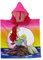 ILS I LOVE SHOPPING Poncho mit Kapuze Strandtuch Meer und Pool Bademantel Mikrofaser 55X90cm Schnell trocknend, ultraweich, Ariel Meerjungfrau, 2-4 Jahre