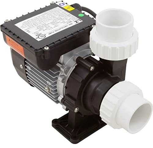 LX Pumps E-14 Moteur de rechange pour pompe de piscine à circulation de jacuzzi, cadre 48Y, pompe à eau LX WE14, 1/4HP, 240 V, 1 vitesse, 1,6 A, 3,8 cm entrée/sortie - 10-WE14-240, moteur de spa