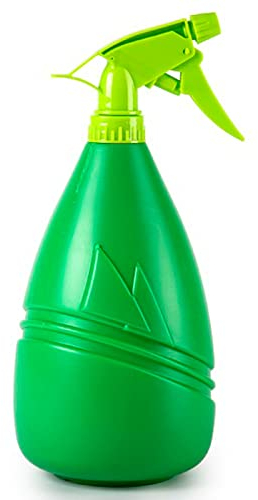 Acan Tradineur - Botella pulverizadora Manual de plástico, Recipiente para sulfatar con Boquilla Ajustable, riego, Plantas, Flores, jardinería, Fabricada en España (Verde, 1,15 litros)