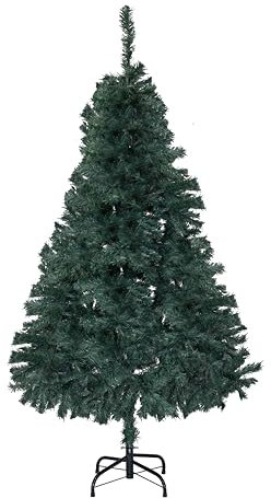 SWL 4ft Artificial Christmas Tree – 250 Tips Green Xmas Tree with Foldable Metal Stand | Indoor & Outdoor Holiday Decoration, Easy Assembly, Space-Saving Design (65x65x120cm)