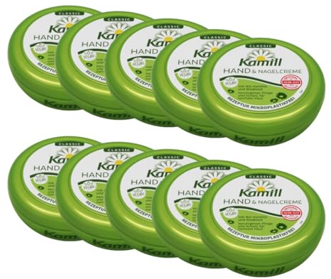10er Pack Kamill CLASSIC (10 x 150ml) - feuchtigkeitsspendend & pflegend mit Bio-Kamille aus kontrolliert biologischem Anbau, ohne Farbstoffe, tierische Inhaltsstoffe & Mikroplastik