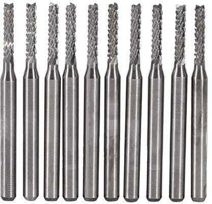 Mill Cuttg 4×3×2 10 Stück 2 Mm Hartmetall-Schaftfräser Gravurbits Schnitzbohrer SMT Cnc Leiterplattenschneider Stufenbohrer 2 Mm 5 Mm Fräsbit