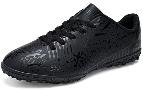 Football Boots Mens Astro Turf Football Boots Youth Low-Top Athletic Football Trainers Shoes Light-Weight Indoor Soccer Shoes