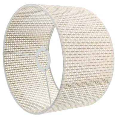 ORFOFE 1stk E27 Geflochtener Lampenschirm Vintage Lampenschirm Boho-lampenschirm Lampenmuschelschirm Austausch Des Lampenschirms Groß Zylindrischer Lampenschirm Beige Umweltpapier
