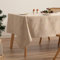 GAMUSI Tischdecke für Weihnachten, Jacquard, Goldgarn, Esstisch, rechteckig, Weihnachtsdekoration, 140 x 350 cm, Beige/Gold