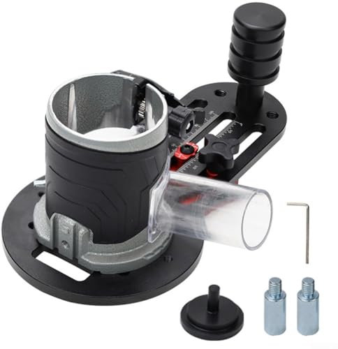 Aluminium-Fräsmaschine mit rutschfestem Griff und Staubschutz