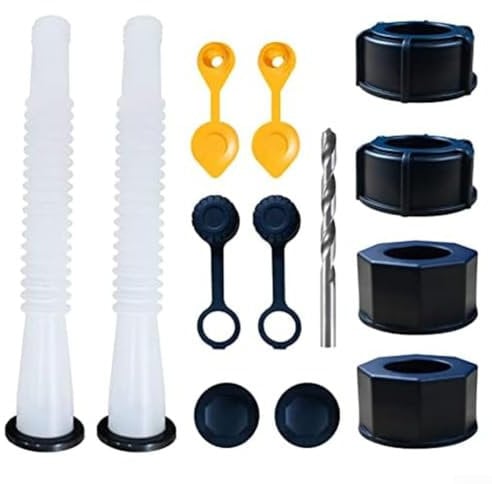 Feegow Fuel Can Spout Replacement, Plastic Gas Can Spout Replacement Kit, Tank Nozzle Replacement Parts For Most Gallon Gas Can