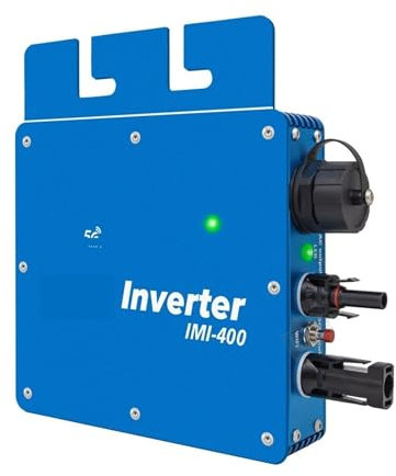 DUOCAI onduleur Solaire Grid tie Micro Inverter Onduleur Solaire MPPT 400 W connecté au réseau avec Wi-FI intégré, 20-50 V CC for systèmes de Production d'énergie Solaire Domestique(22-50V_230V)