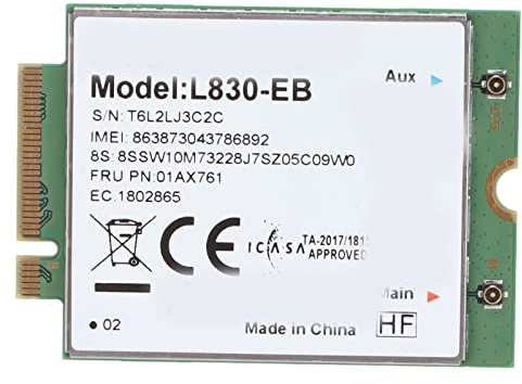 Denash Network Card LTE FDD Plug and Play for ThinkPad X280 X390 T480 P52s, Netzwerkadapterkarte für Computerkomponenten Geeignet