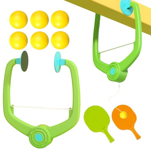 Pavsicgn Pong Türrahmen Spiel - Mit Schläger Und Bällen Verstellbar Und Tragbar - Über Der Tür Tischtennis Übungsspiel | Für Kinder Jugendliche, Anfänger Sportler, Indoor, Zuhause, Wohnung