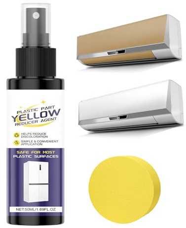 Universal Reiniger Spray | 50ml Vergilbungsentferner | Reiniger Für Klimaanlagen Mit,Für Zuhause, Küche, Wohnzimmer, Haushaltsgeräte, Wohnung, Garage, Keller Und Werkstatt