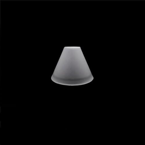 Abat-jour vintage en verre blanc givré E27 de remplacement avec ouverture de 4,2 cm, trou de 42 mm, abat-jour en forme de cloche givré for éclairage suspendu(26 D15.8cm)