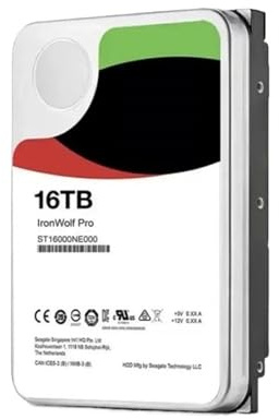 IXRPVJM Disco rigido interno da 16 TB, 7200 RPM, 3,5'' ST16000NE000 NAS HDD