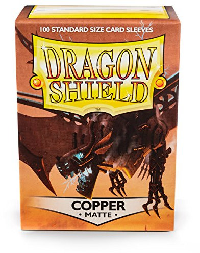 Arcane Tinman ART11016 Sleeves: Dragon Shield Matte Copper Standard 100pk-Copper, One Size