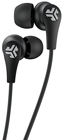 JLab Audio JBuds PRO Bluetooth Wireless Earbuds - Black - Titanium 10mm Drivers 6 Hour Battery Life Bluetooth 4.1 Extra Gel Tips and Cush Fins (Certified Refurbished)